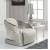 Imagen 2 de Amanda sillón branco couro italiano Defeito Piel
