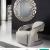 Imagen 2 de Ondas spiegel Runde Rahmen wellen Silberwaschpfanne