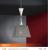 Imagen 2 de Deco Pendant Lamp metal/Wood + lampshade Silver