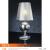 Imagen 2 de Terra Table Lamp Silver + lampshade plateada