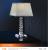 Imagen 2 de Corinto Lampe de table Grand Noir/Transparent