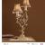Imagen 2 de Verdi Lampe de table Florentino 2L E14 sans abat-jour Ivoire et Or