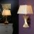 Imagen 9 de Deco lámpara von Stehlampe metall/Holz Silberwaschpfanne + lampenschirm kaffee
