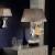 Imagen 7 de Deco lámpara von Stehlampe metall/Holz Silberwaschpfanne + lampenschirm kaffee