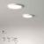 Imagen 2 de Up ceiling lamp pequeño 1 x plate LED 30w - Lacquered Graphite mate