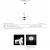 Imagen 2 de Ameba Lámpara Colgante Individual 3xE27 15W - Lacado blanco Mate
