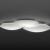Imagen 6 de Puck lâmpada do teto triplo 3xLED 7,35W Lacado branco fosco