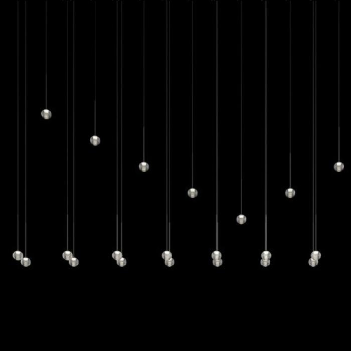 Imagen 1 de Algorithm Pendant Lamp max. 200cm 29xLED 3,15W dimmable - Lacquered Graphite Mate