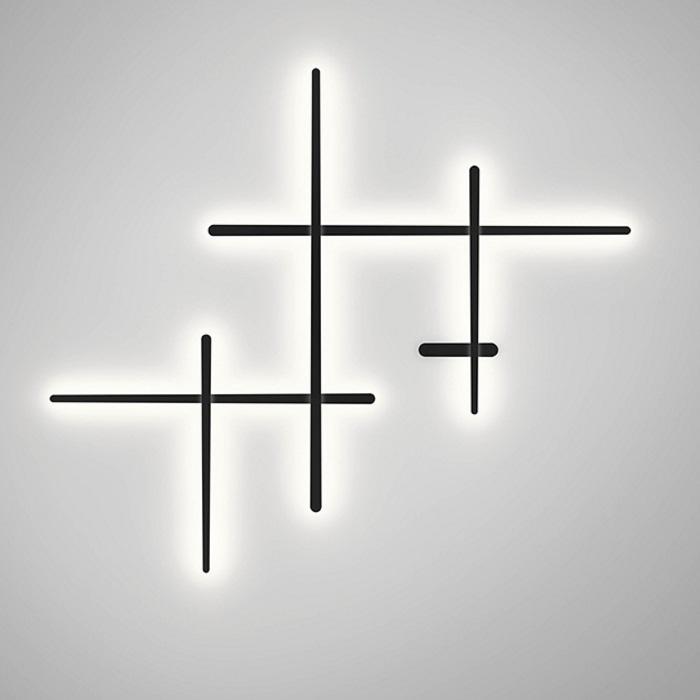 Imagen 1 de Sparks Wandleuchte Groß LED 58,5w dimmable dali - Grau grafito