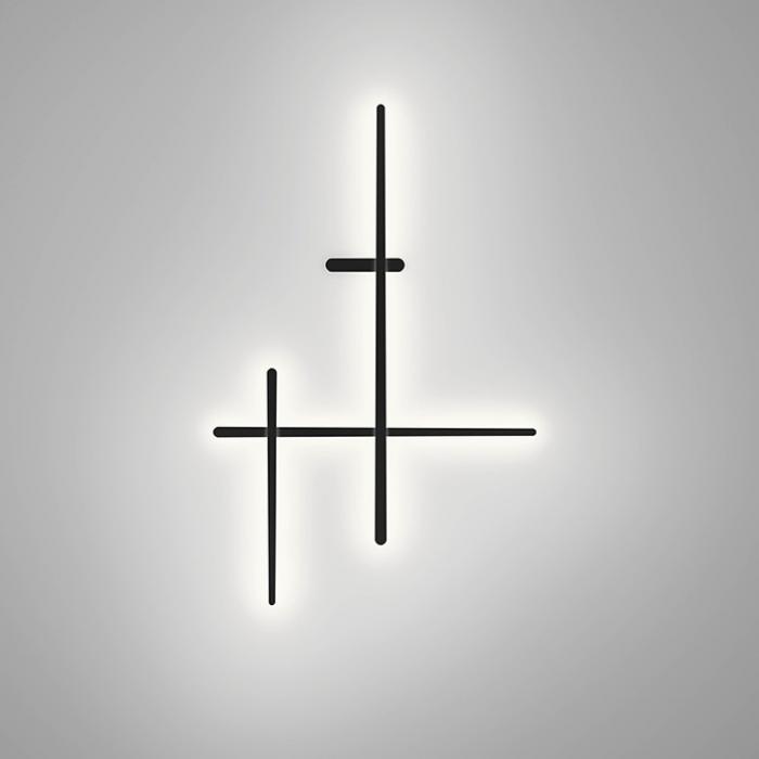 Imagen 1 de Sparks Aplique Pequeño LED 34,8w regulable dali - gris grafito
